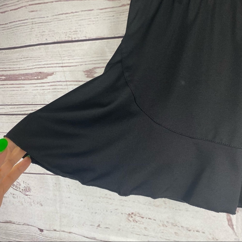 DTL sport black tennis skort workout skirt shorts Sz M - Picture 2 of 6